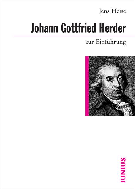 Vorderes Coverbild Johann Gottfried Herder zur Einführung