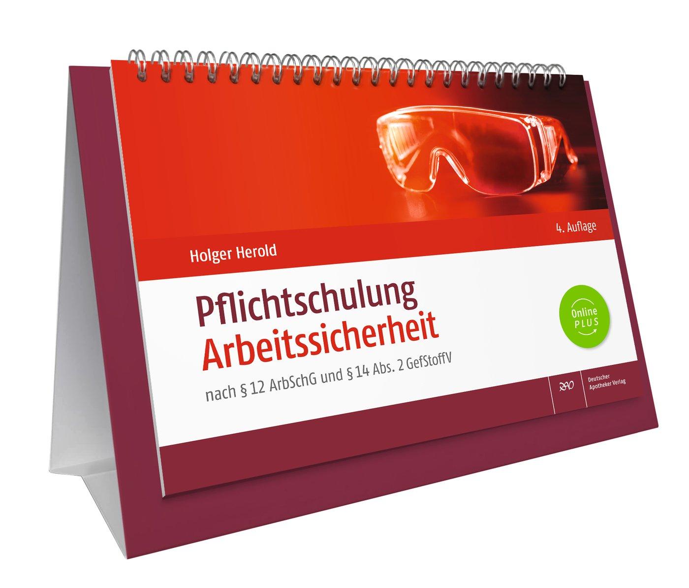 Vorderes Coverbild Pflichtschulung Arbeitssicherheit