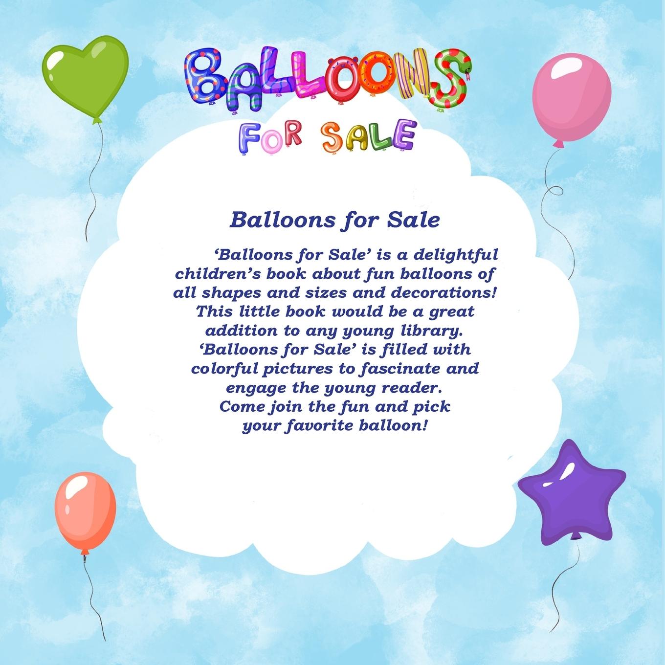 Rückseitencover Balloons for Sale