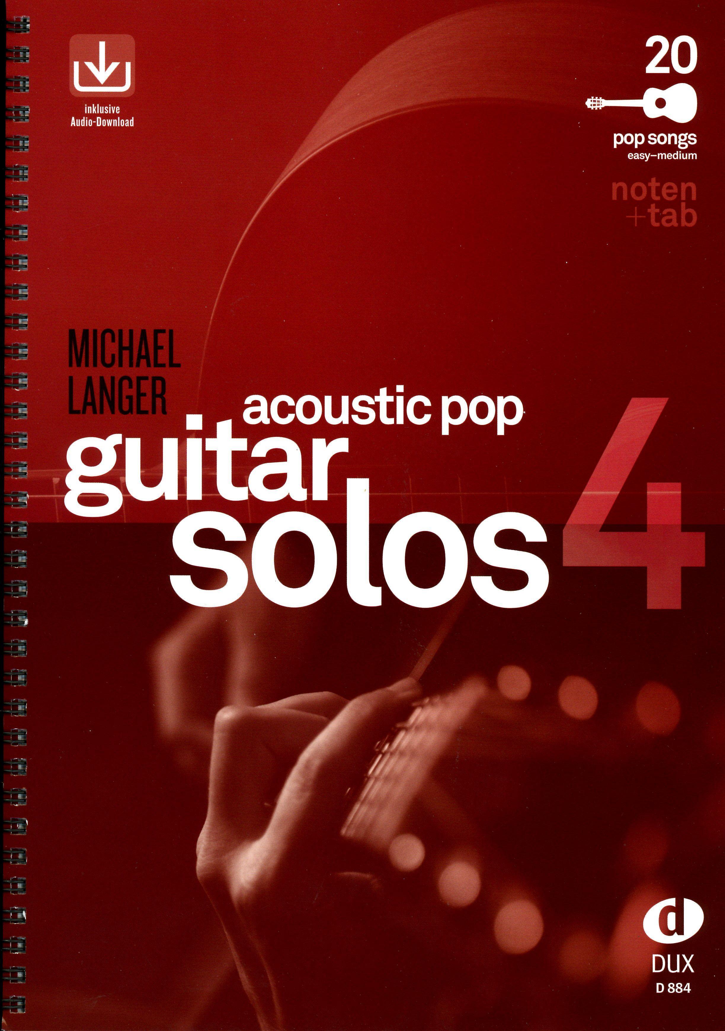 Vorderes Coverbild Acoustic Pop Guitar Solos 4