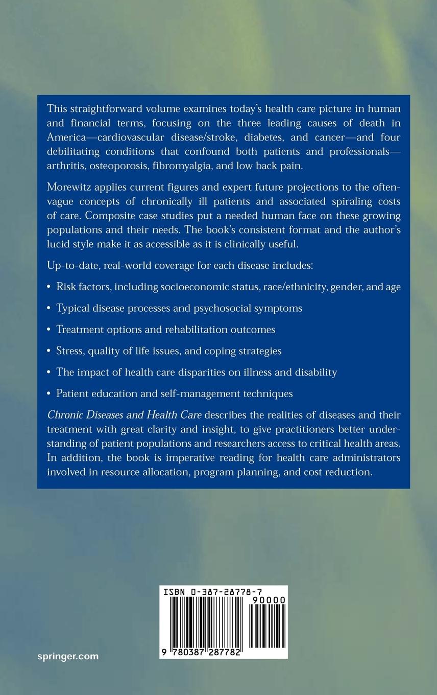 Rückseitencover Chronic Diseases and Health Care