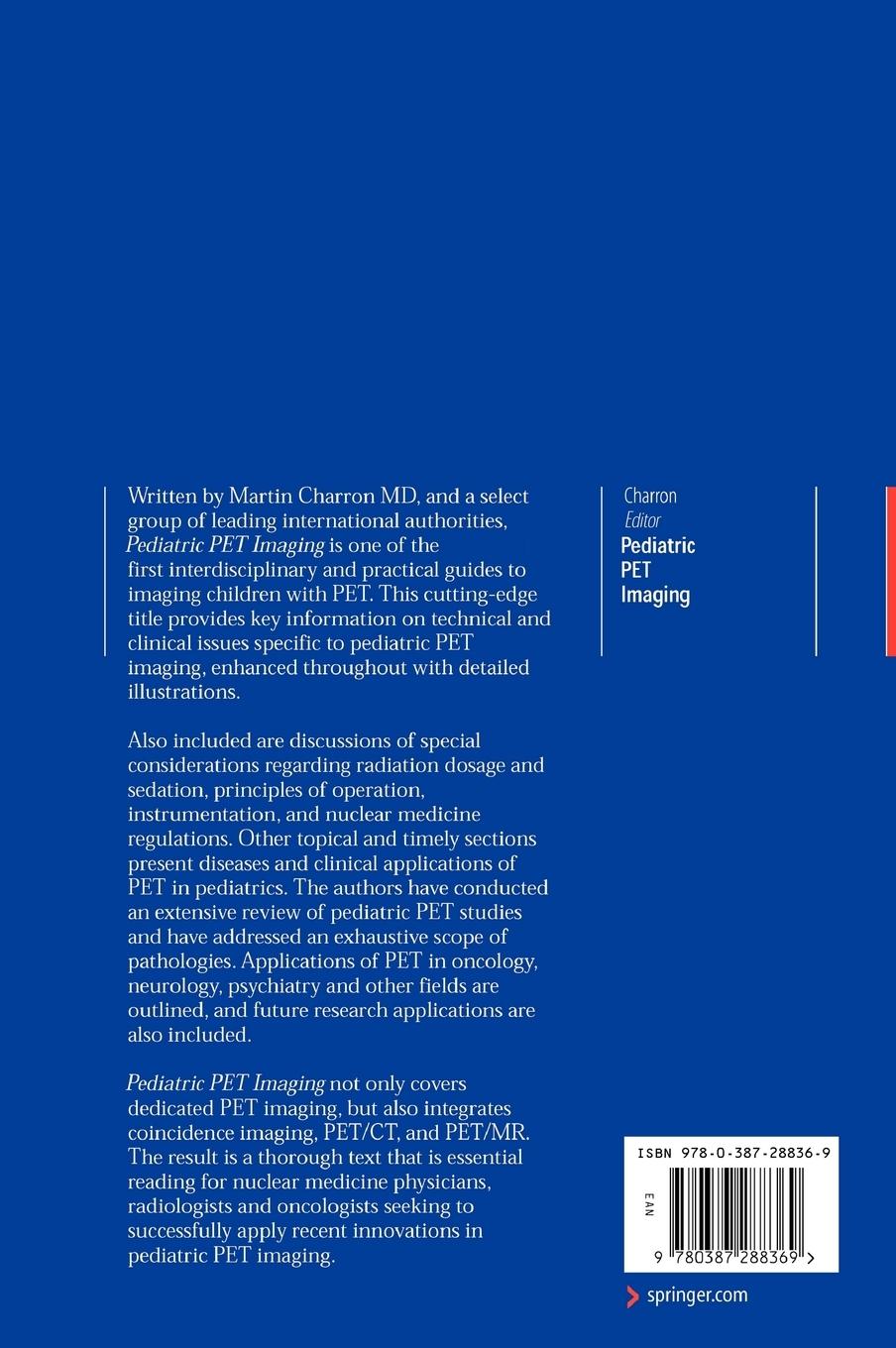 Rückseitencover Pediatric PET Imaging