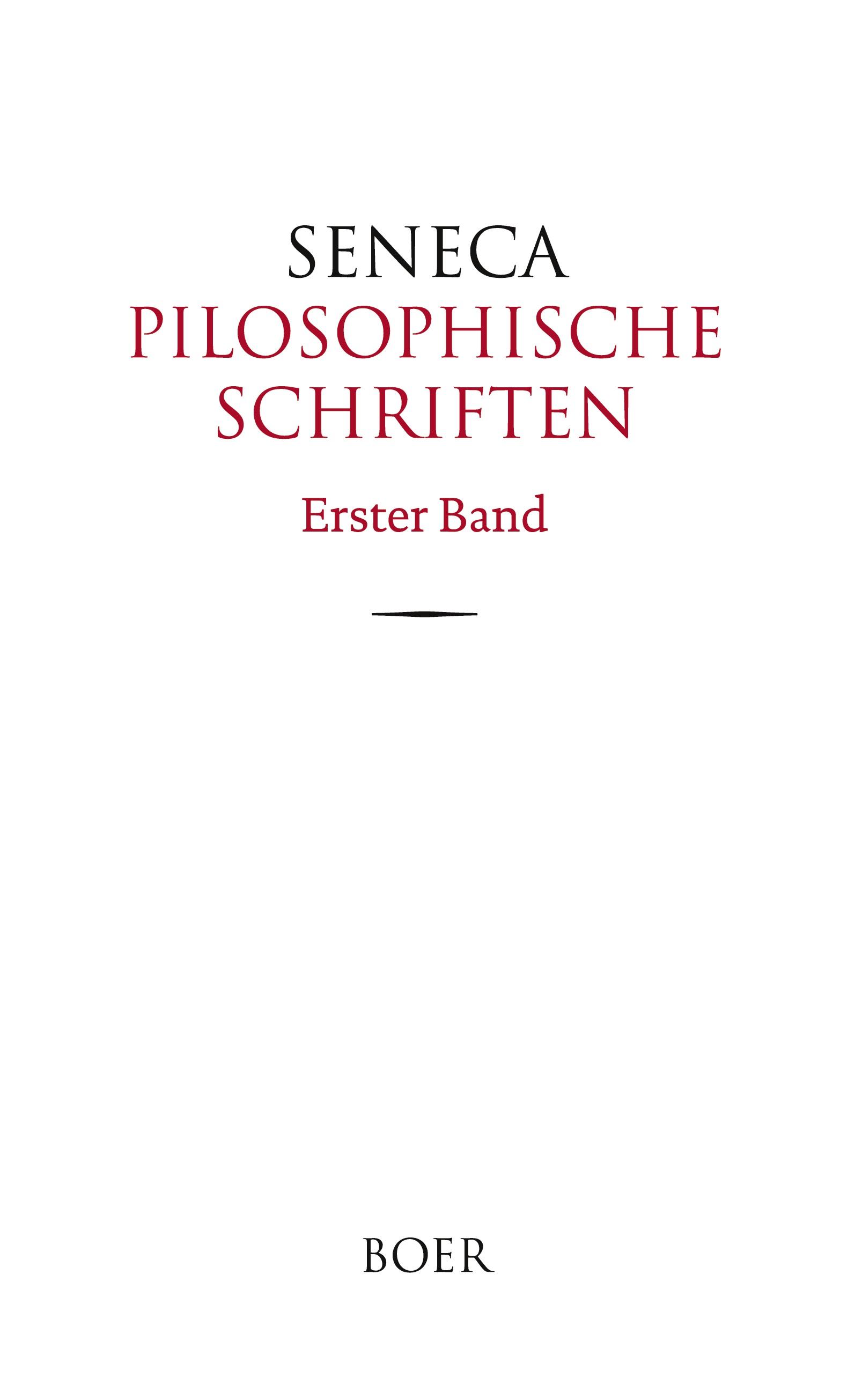 Vorderes Coverbild Pilosophische Schriften Band 1