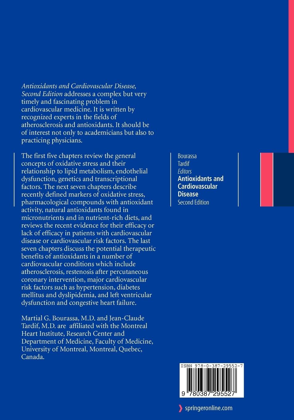 Rückseitencover Antioxidants and Cardiovascular Disease