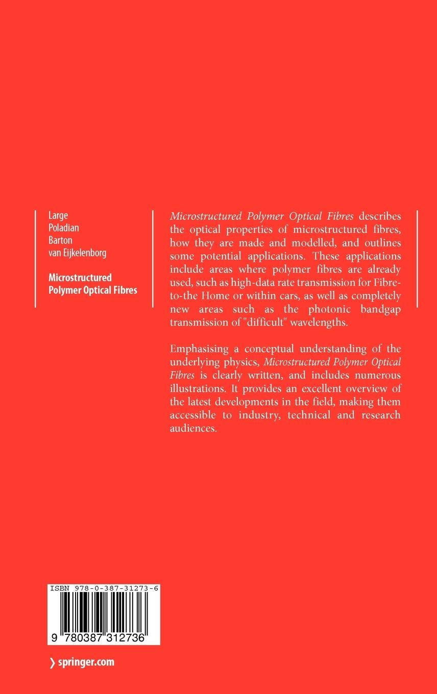 Rückseitencover Microstructured Polymer Optical Fibres