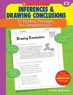 Vorderes Coverbild Inferences and Drawing Conclusions: 35 Reading Passages for Comprehension: Grades 4-8