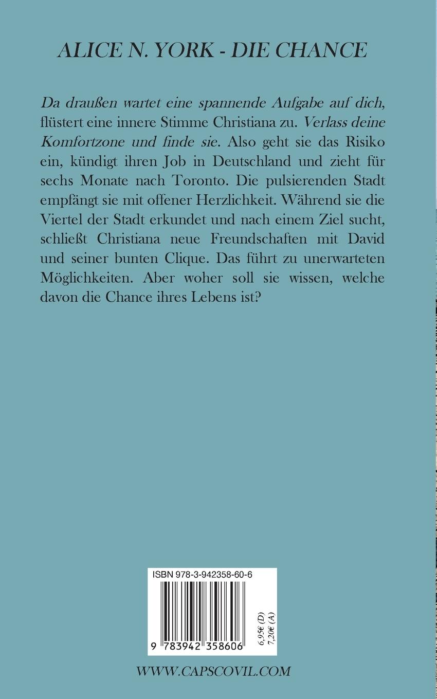 Rückseitencover Die Chance