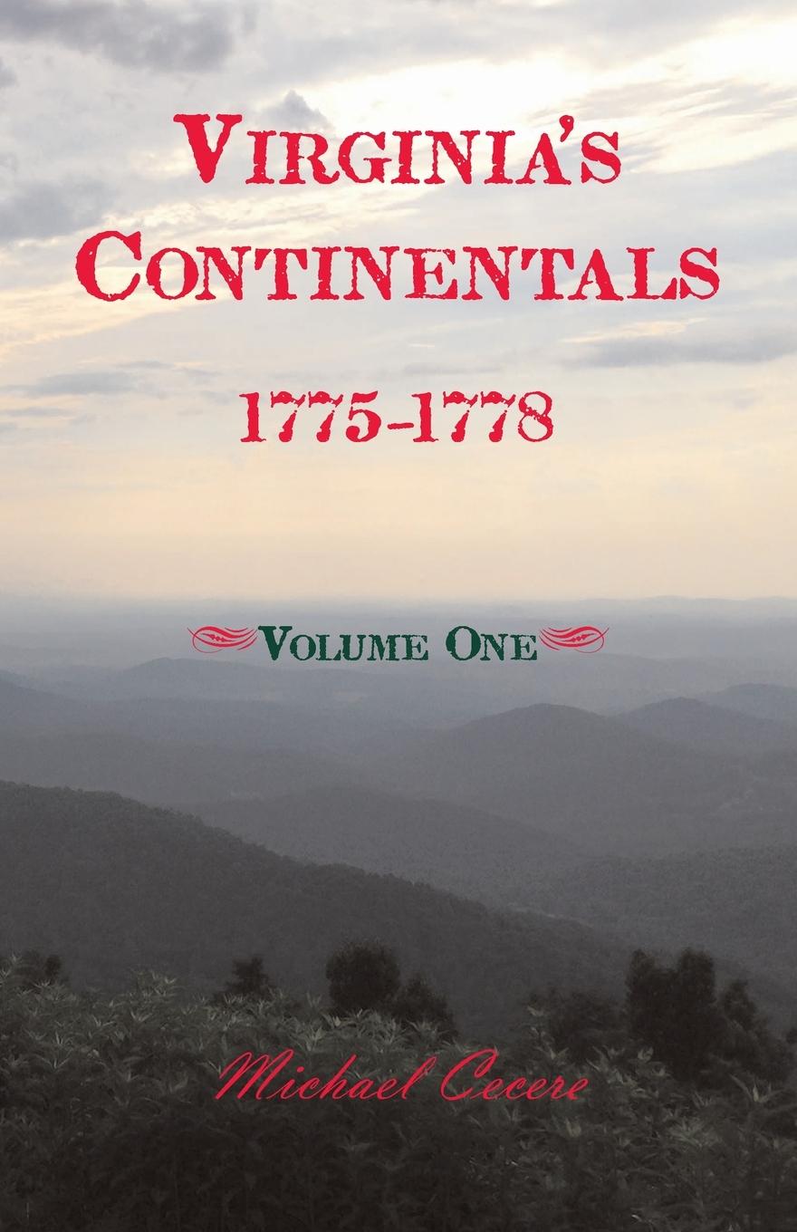 Vorderes Coverbild Virginia's Continentals, 1775-1778, Volume One
