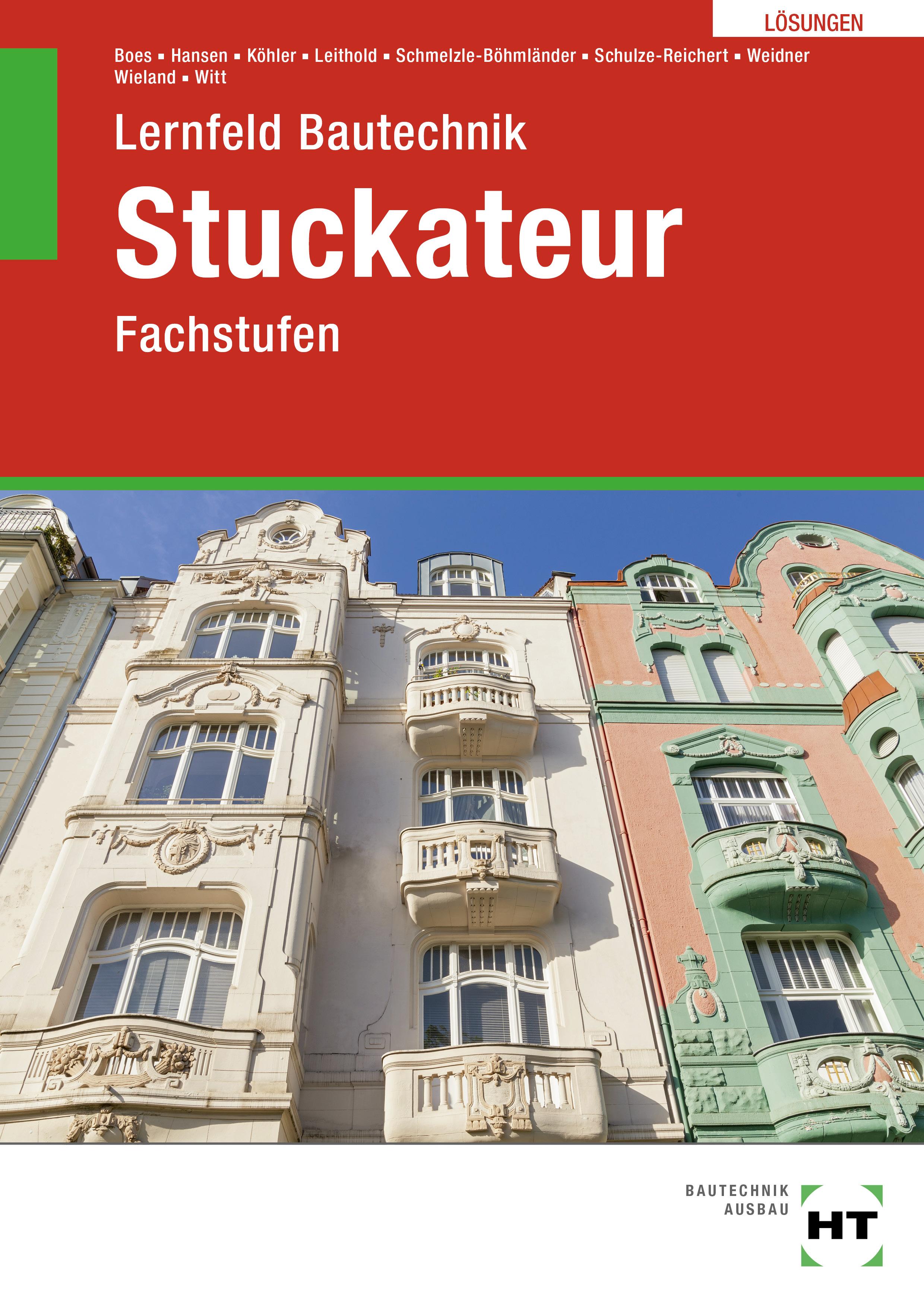 Vorderes Coverbild Lösungen zu Lernfeld Bautechnik Stuckateur