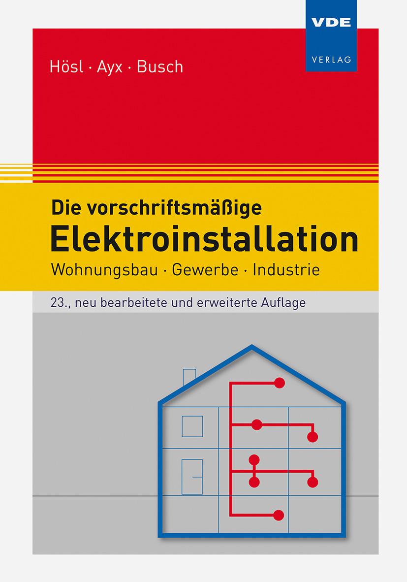 Beispielinhalt (Bild) Die vorschriftsmäßige Elektroinstallation