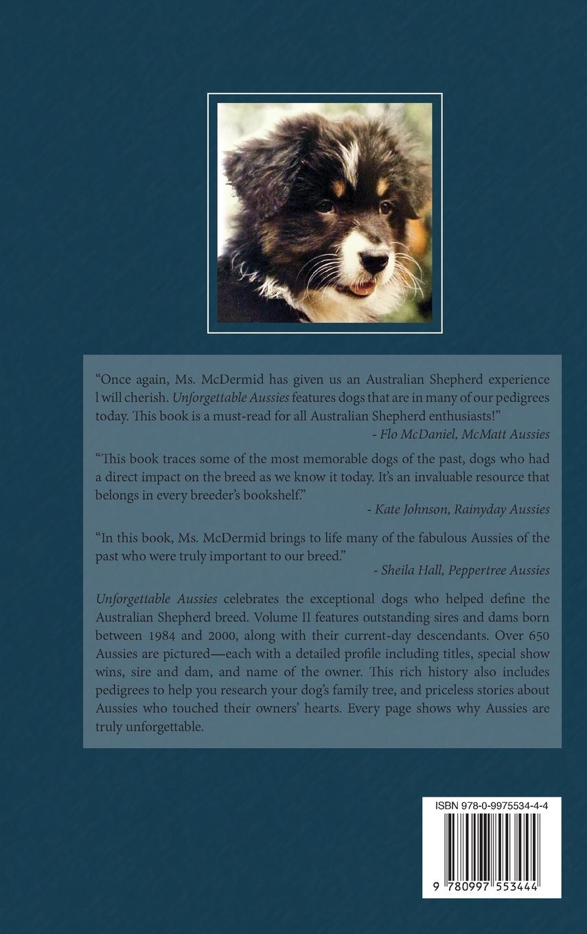 Rückseitencover Unforgettable Aussies Volume II