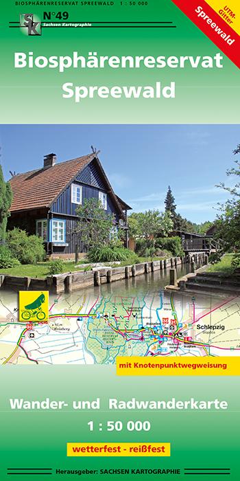 Vorderes Coverbild Biosphärenreservat Spreewald 1 : 50 000