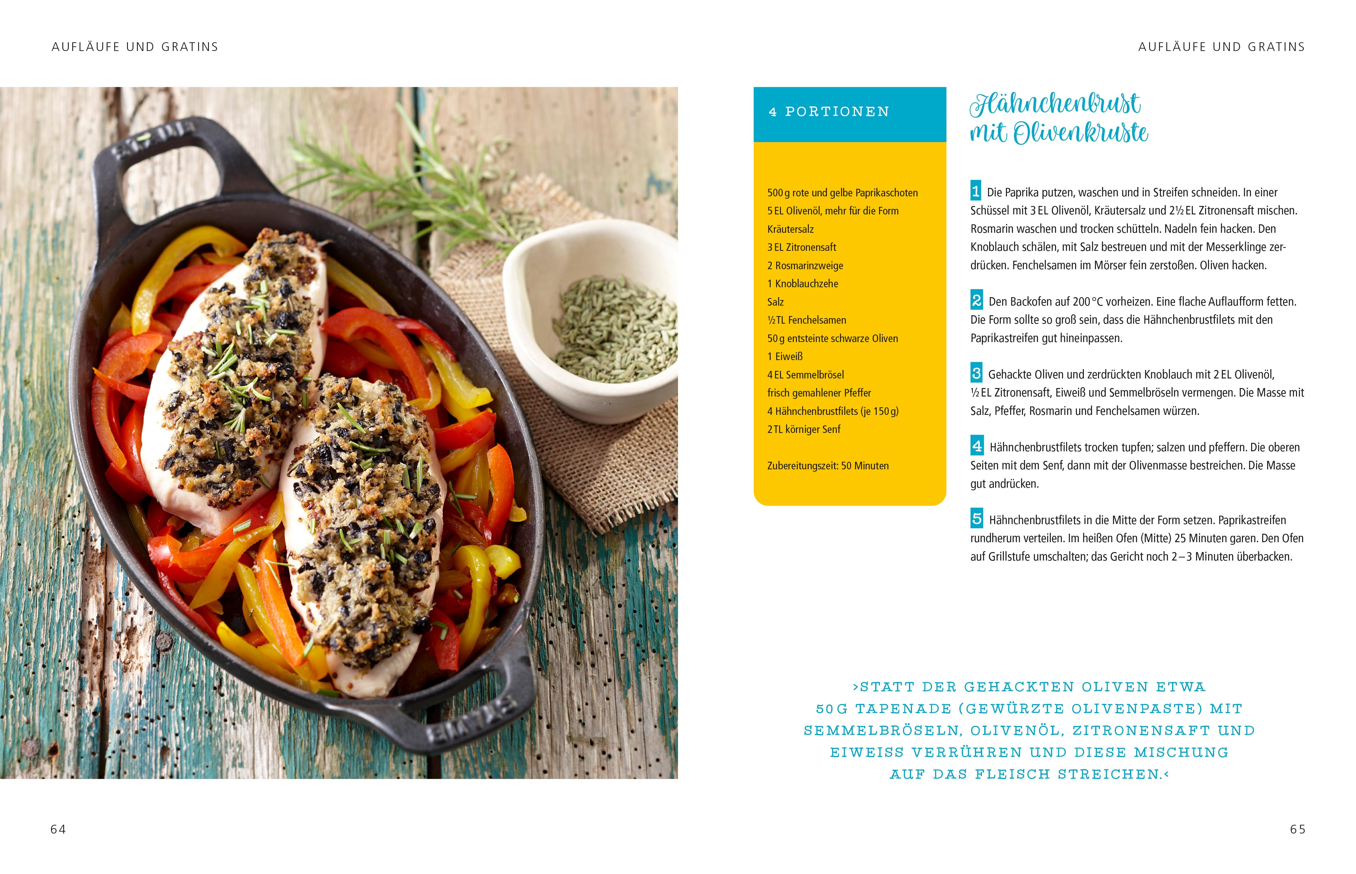 Beispielinhalt (Bild) Die mediterrane Küche - vielfältig, bunt und gesund