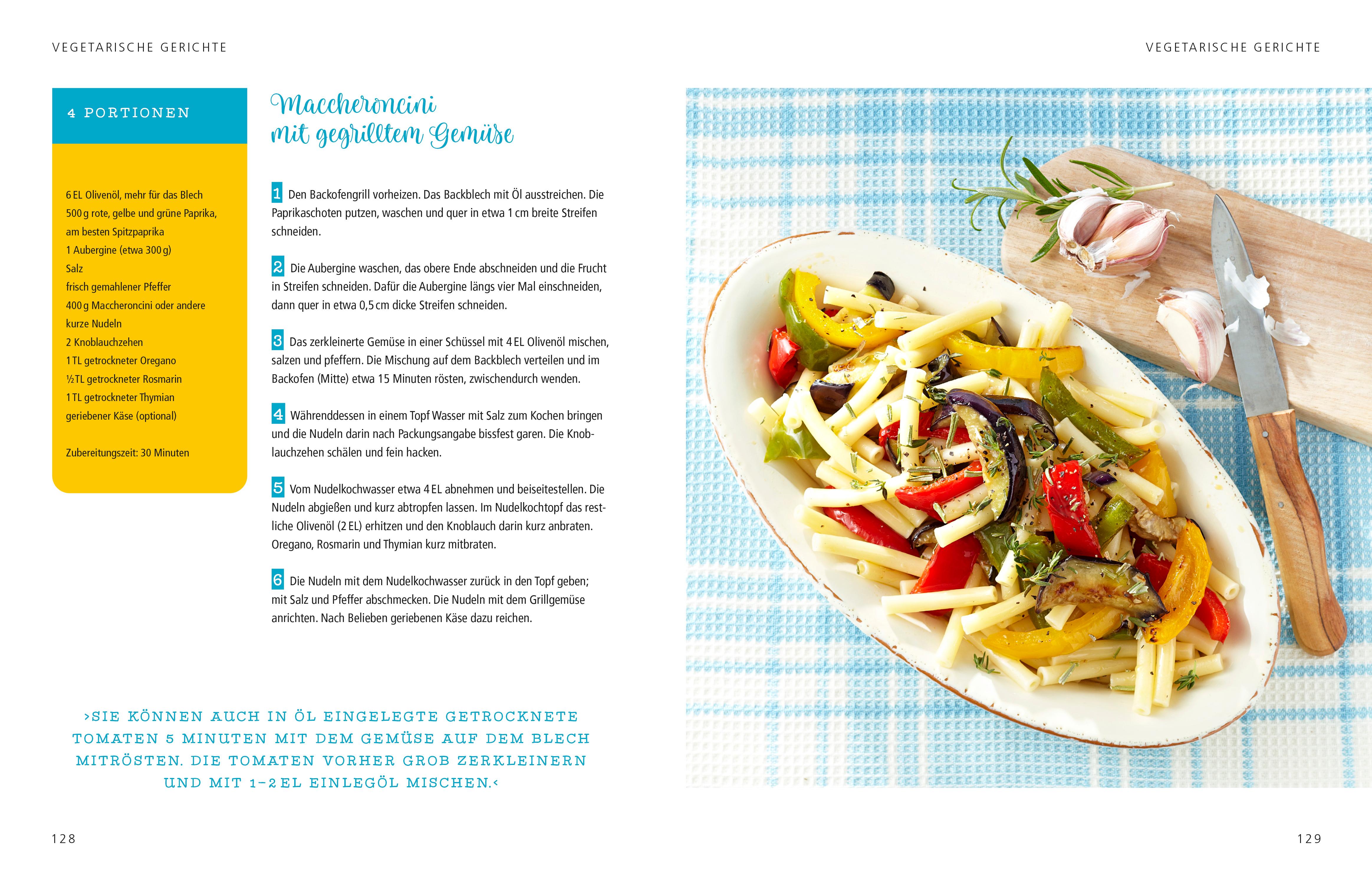 Beispielinhalt (Bild) Die mediterrane Küche - vielfältig, bunt und gesund