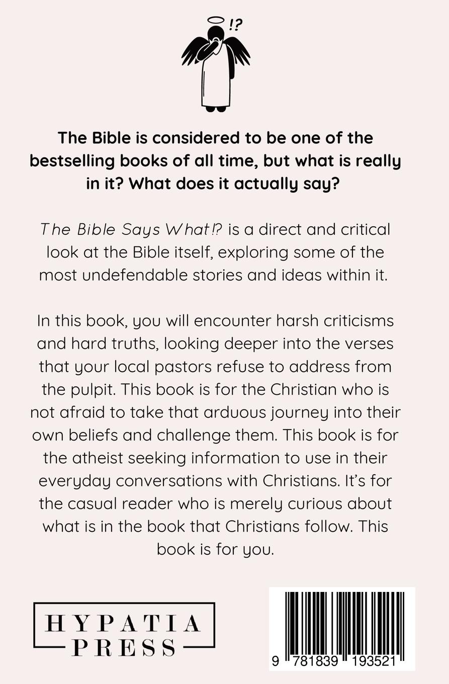 Rückseitencover The Bible Says What!?