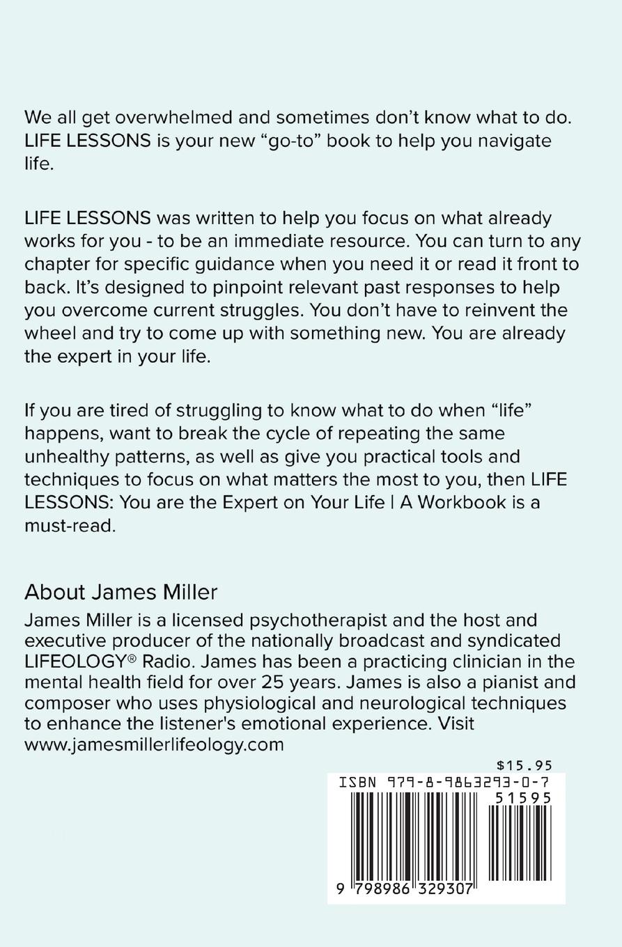 Rückseitencover LIFE LESSONS