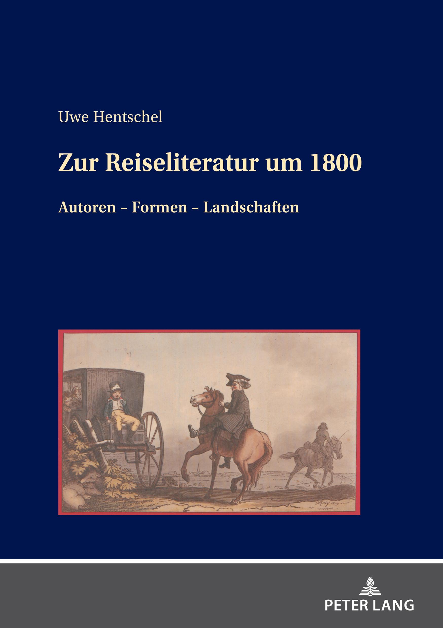 Vorderes Coverbild Zur Reiseliteratur um 1800