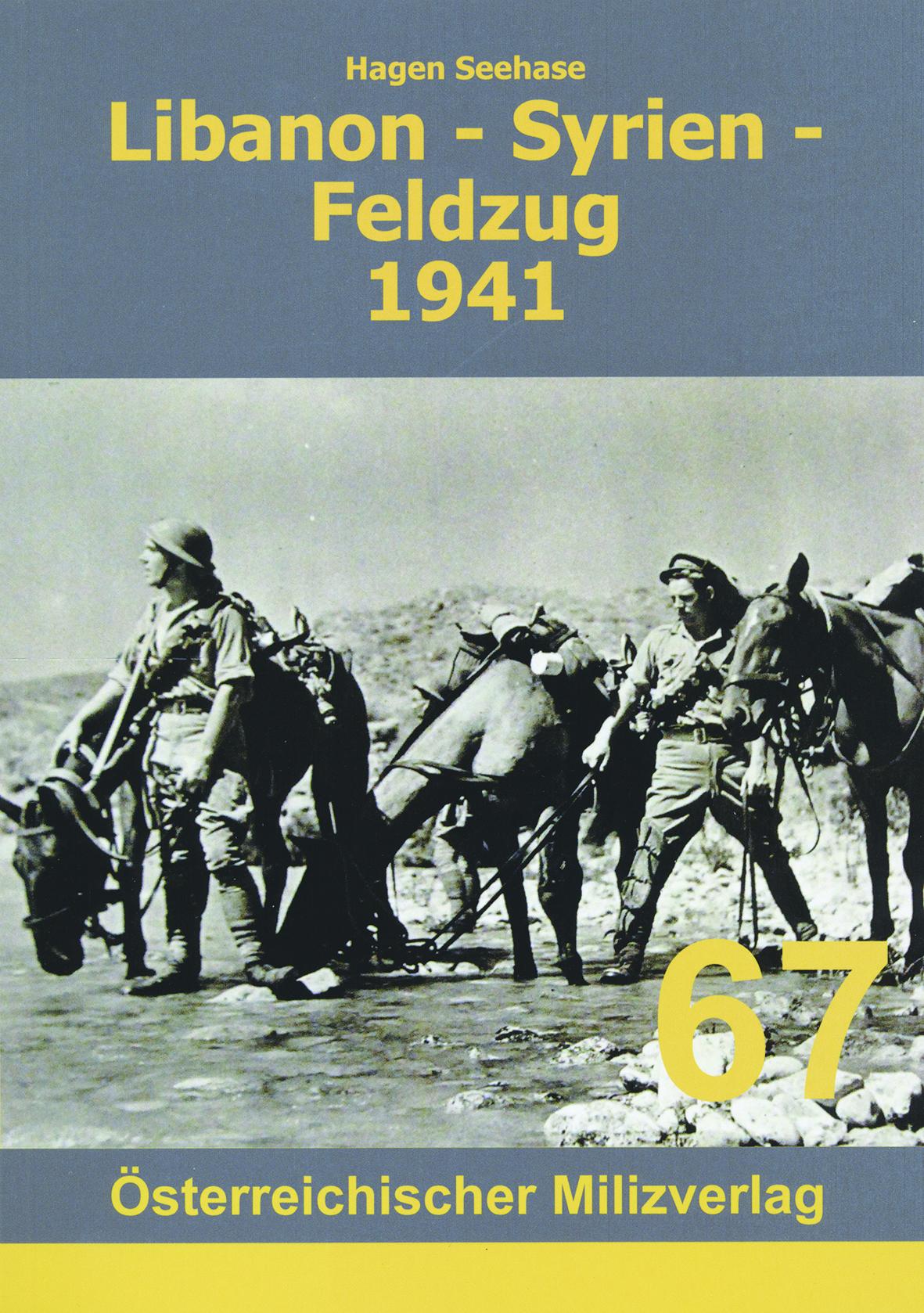 Vorderes Coverbild Libanon - Syrien - Feldzug 1941