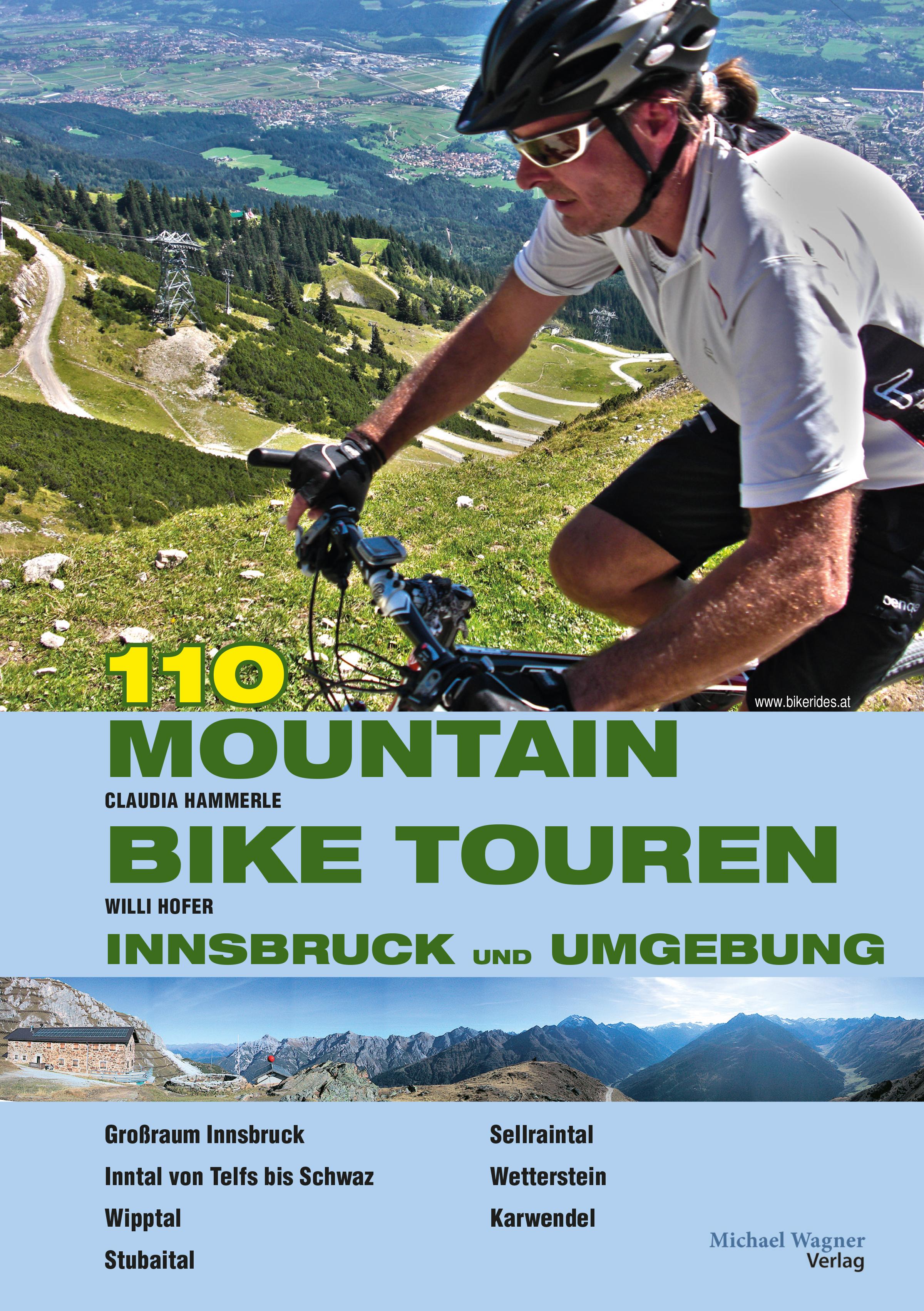 Vorderes Coverbild 107 Mountainbiketouren Innsbruck und Umgebung