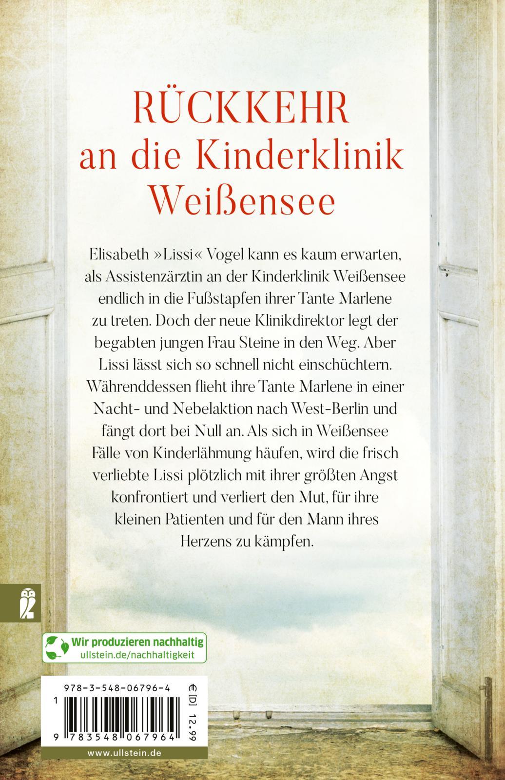 Rückseitencover Kinderklinik Weißensee - Geteilte Träume