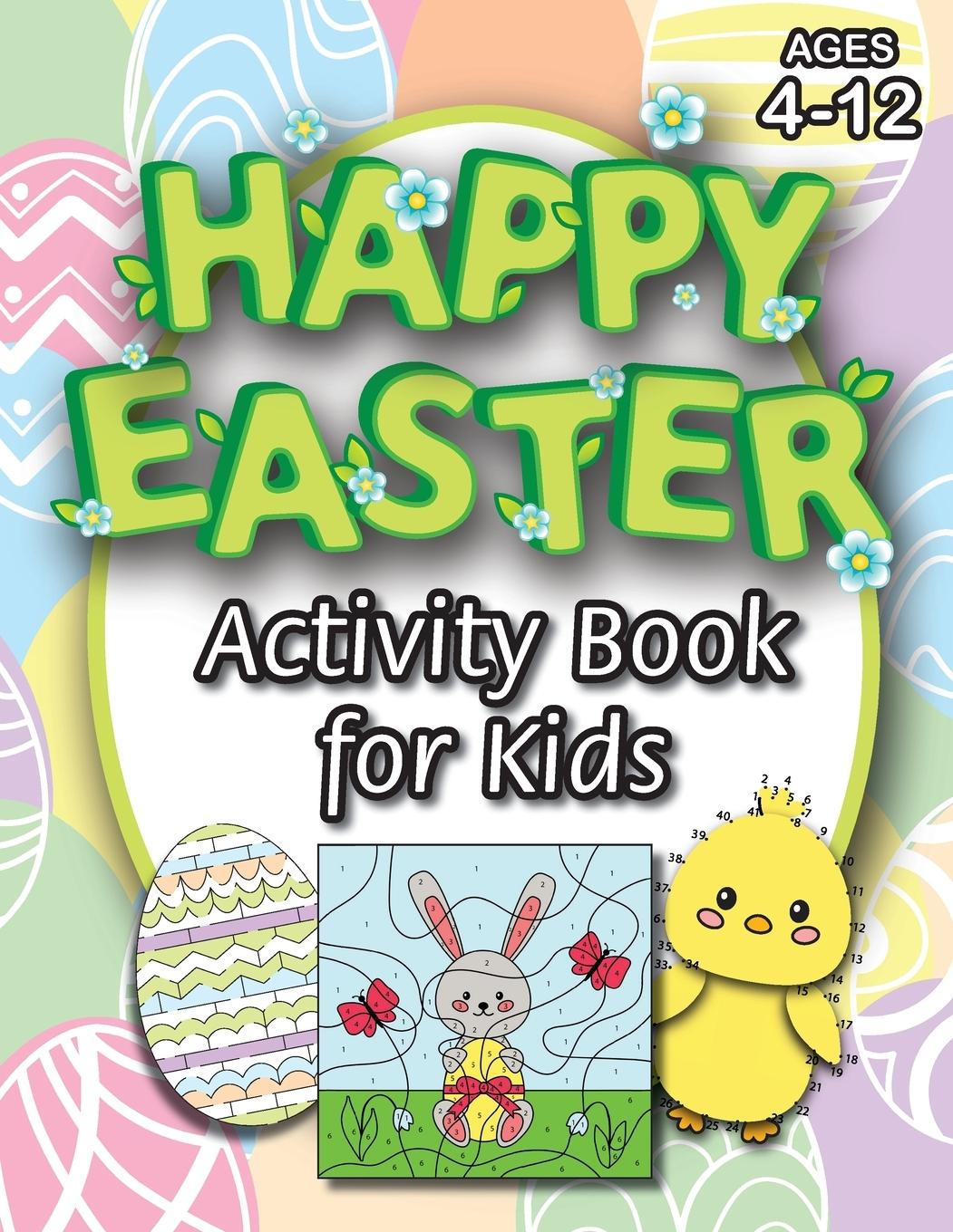 Vorderes Coverbild Happy Easter Activity Book for Kids