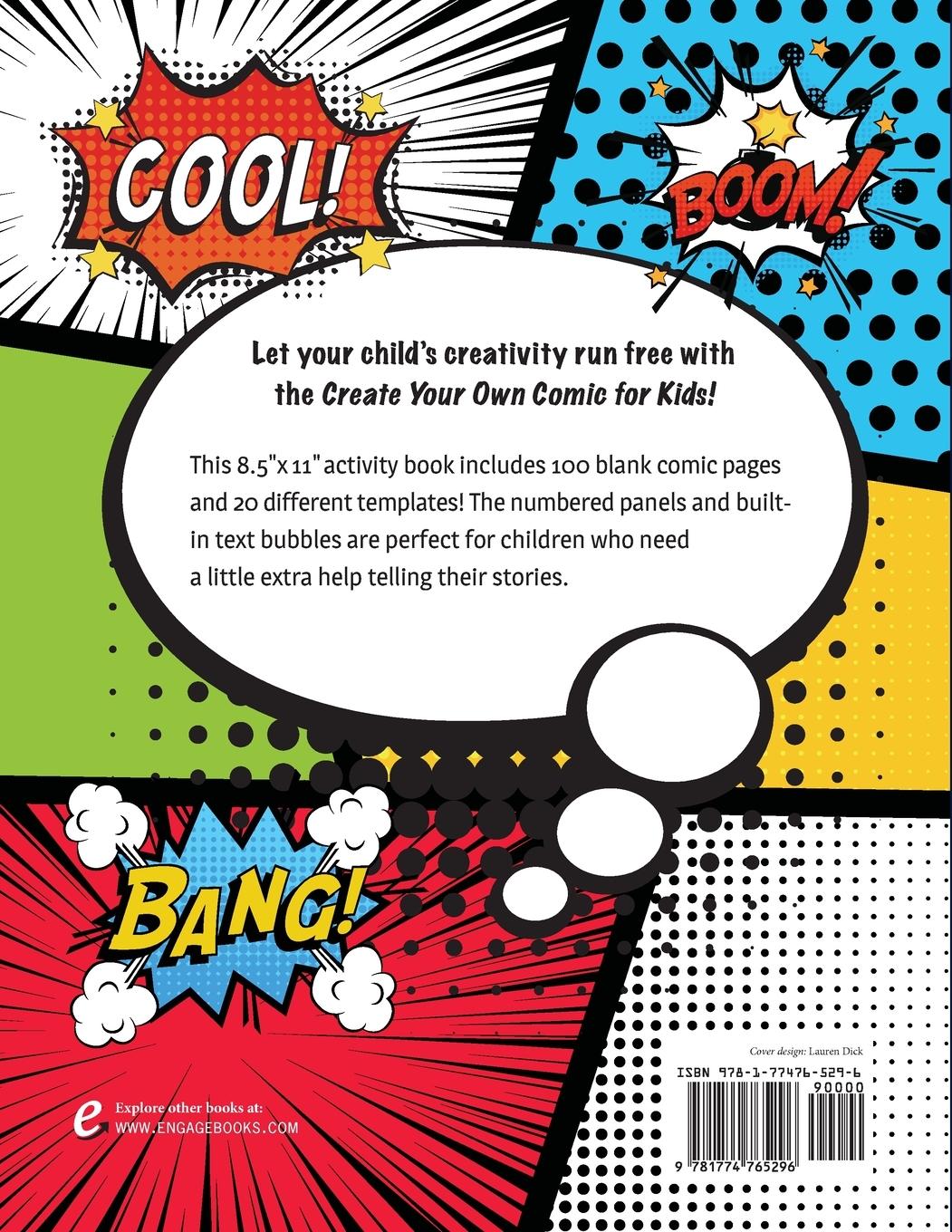 Rückseitencover Create Your Own Comic for Kids (Ages 4-8, 8-12)