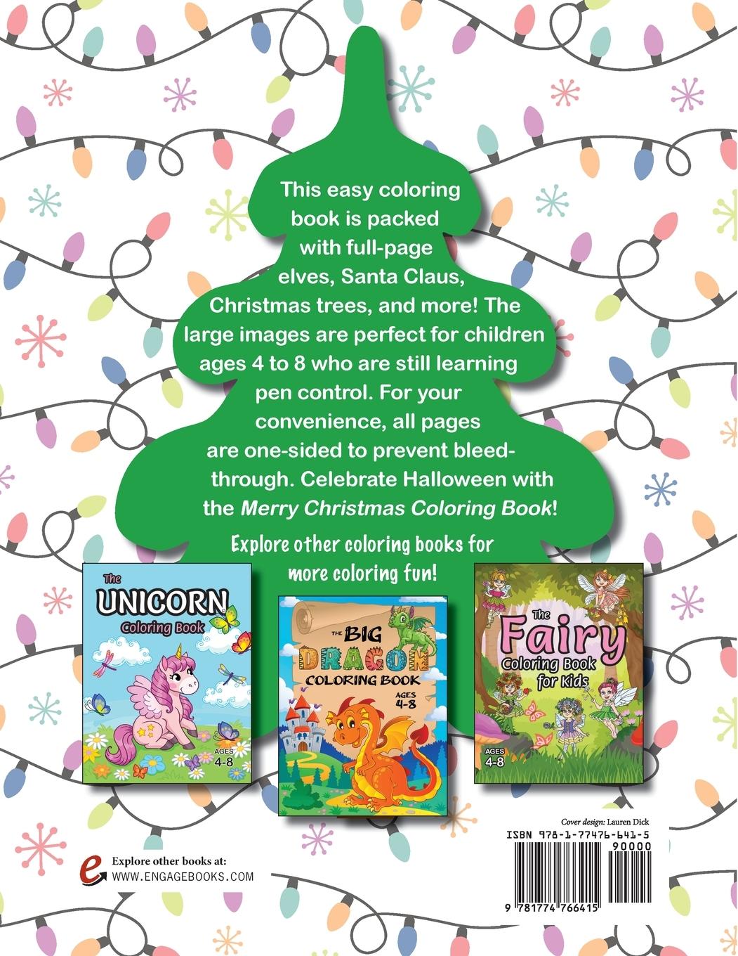 Rückseitencover Merry Christmas Coloring Book