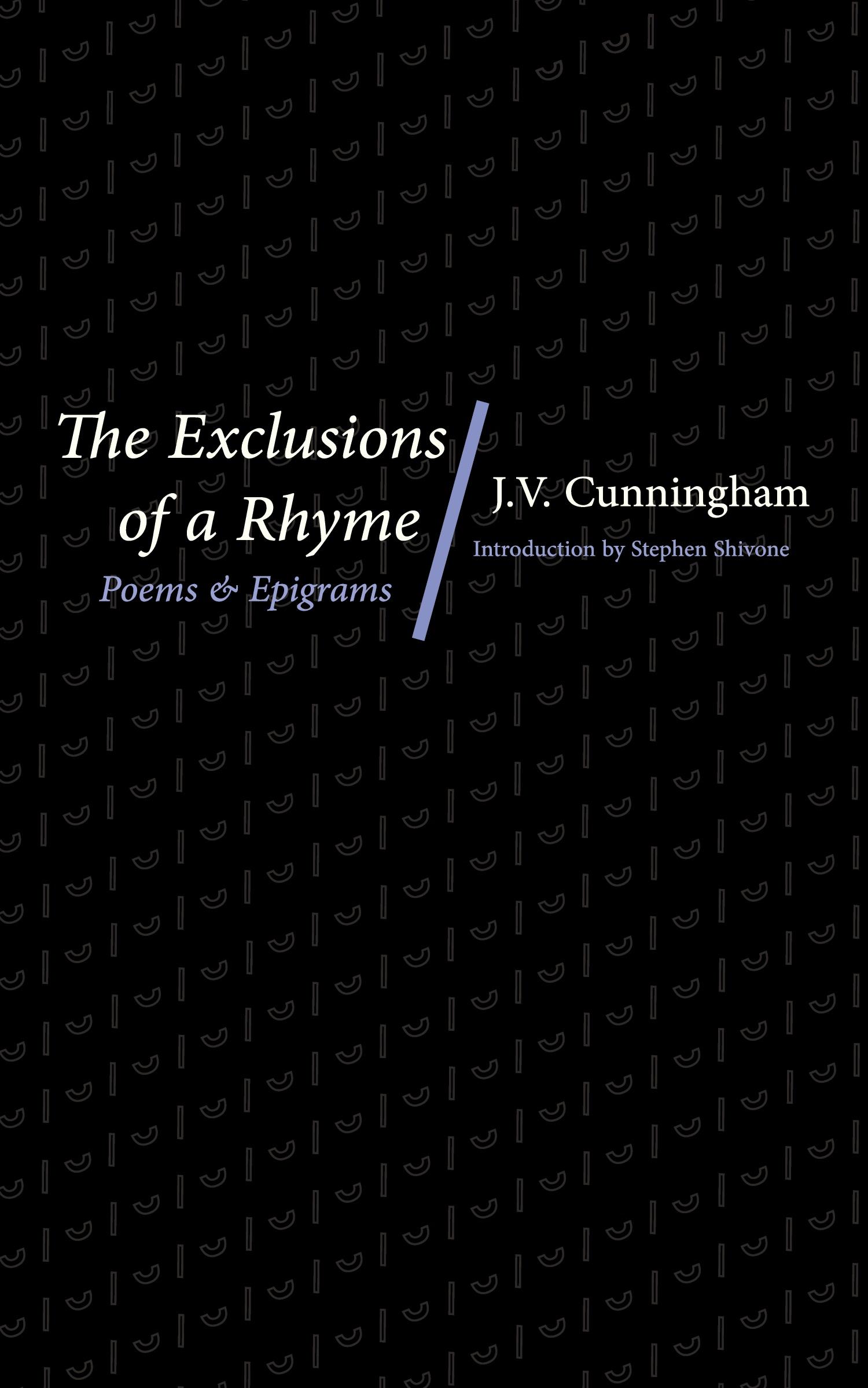 Vorderes Coverbild The Exclusions of a Rhyme