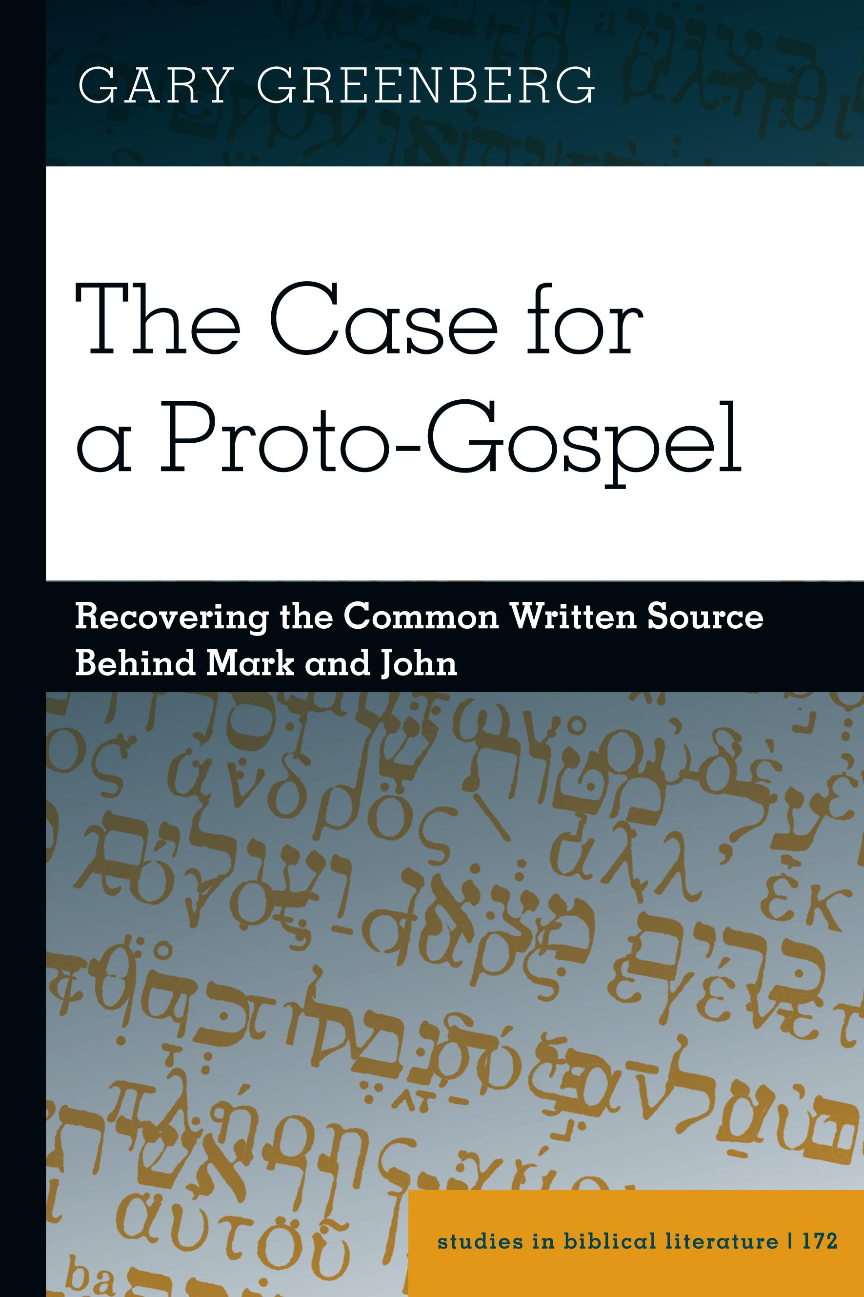 Vorderes Coverbild The Case for a Proto-Gospel