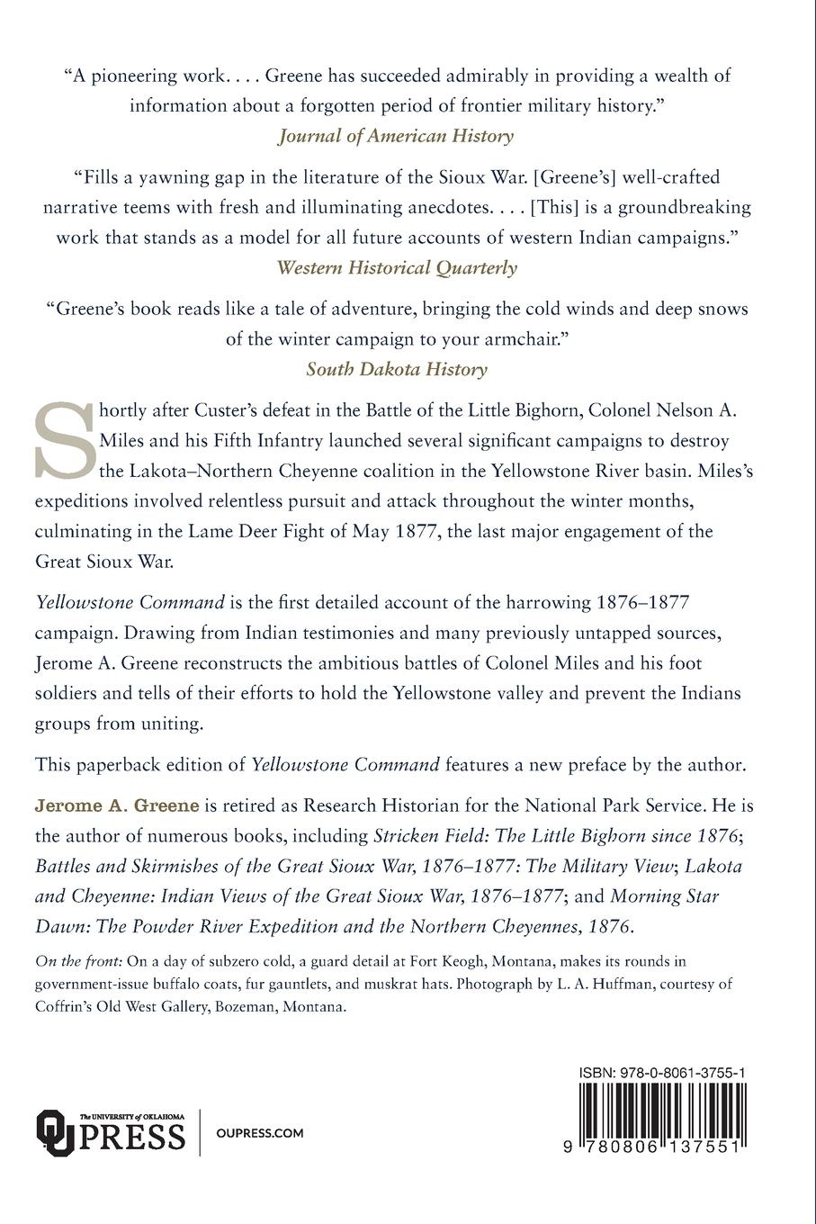 Rückseitencover Yellowstone Command