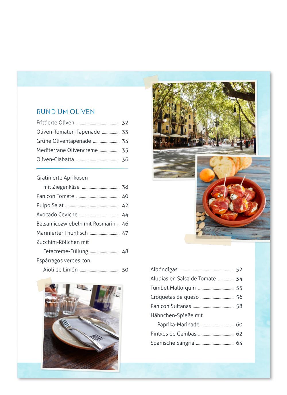 Beispielinhalt (Bild) Spanische TAPAS