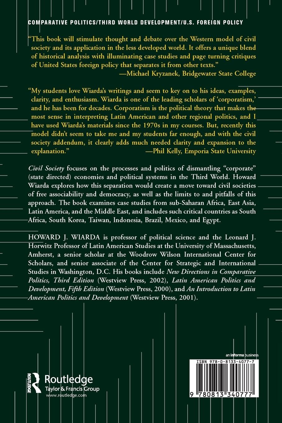 Rückseitencover Civil Society