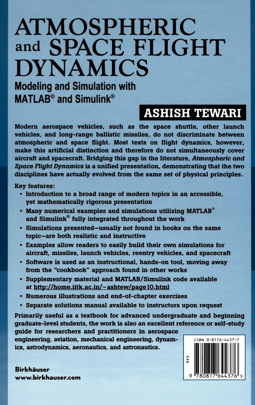 Rückseitencover Atmospheric and Space Flight Dynamics