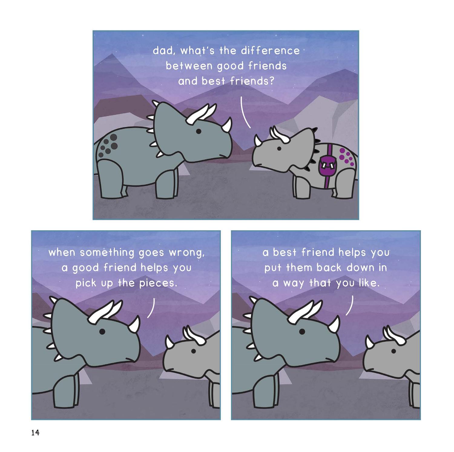 Beispielinhalt (Bild) Dinosaur Friendship