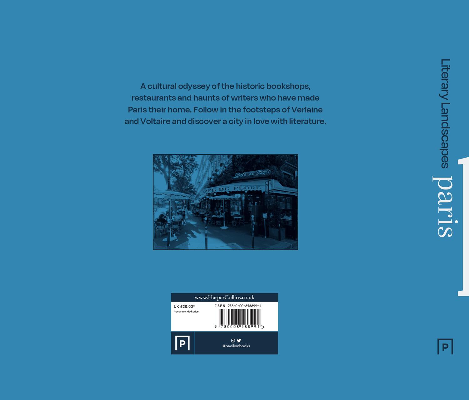 Rückseitencover Literary Landscapes: Paris