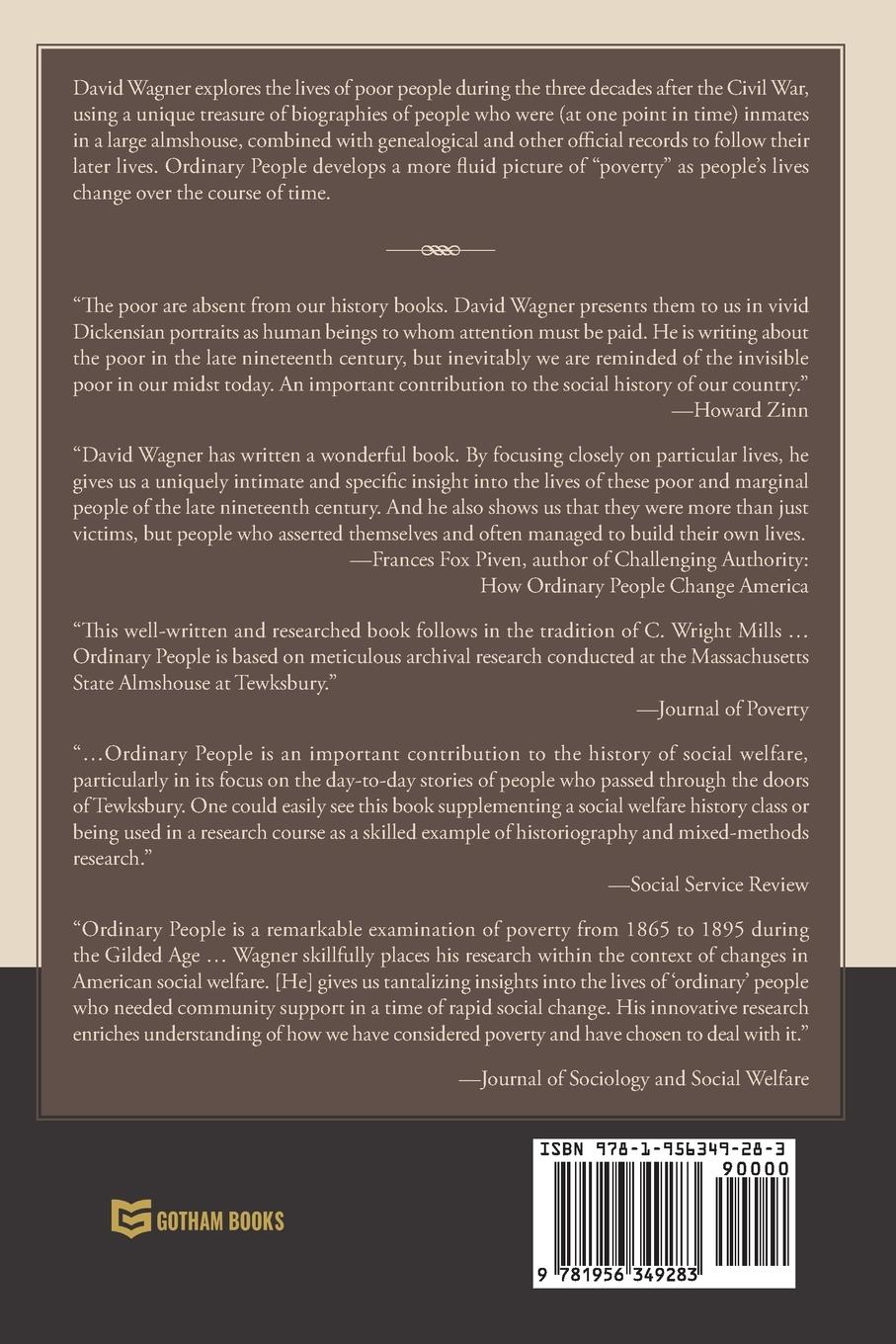 Rückseitencover ORDINARY PEOPLE