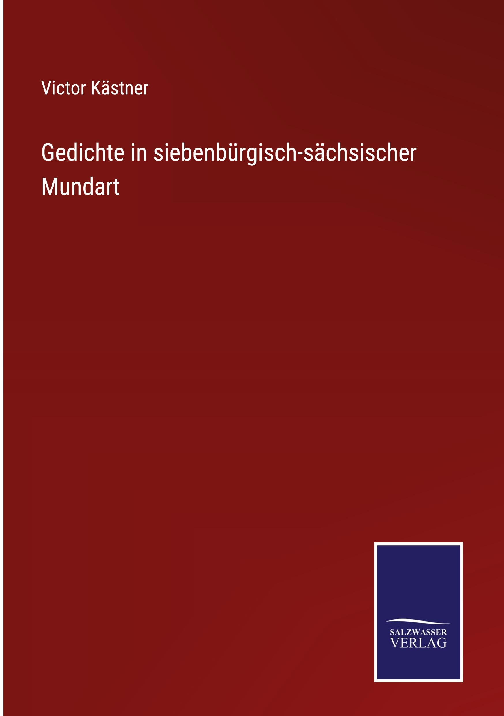 Vorderes Coverbild Gedichte in siebenbürgisch-sächsischer Mundart