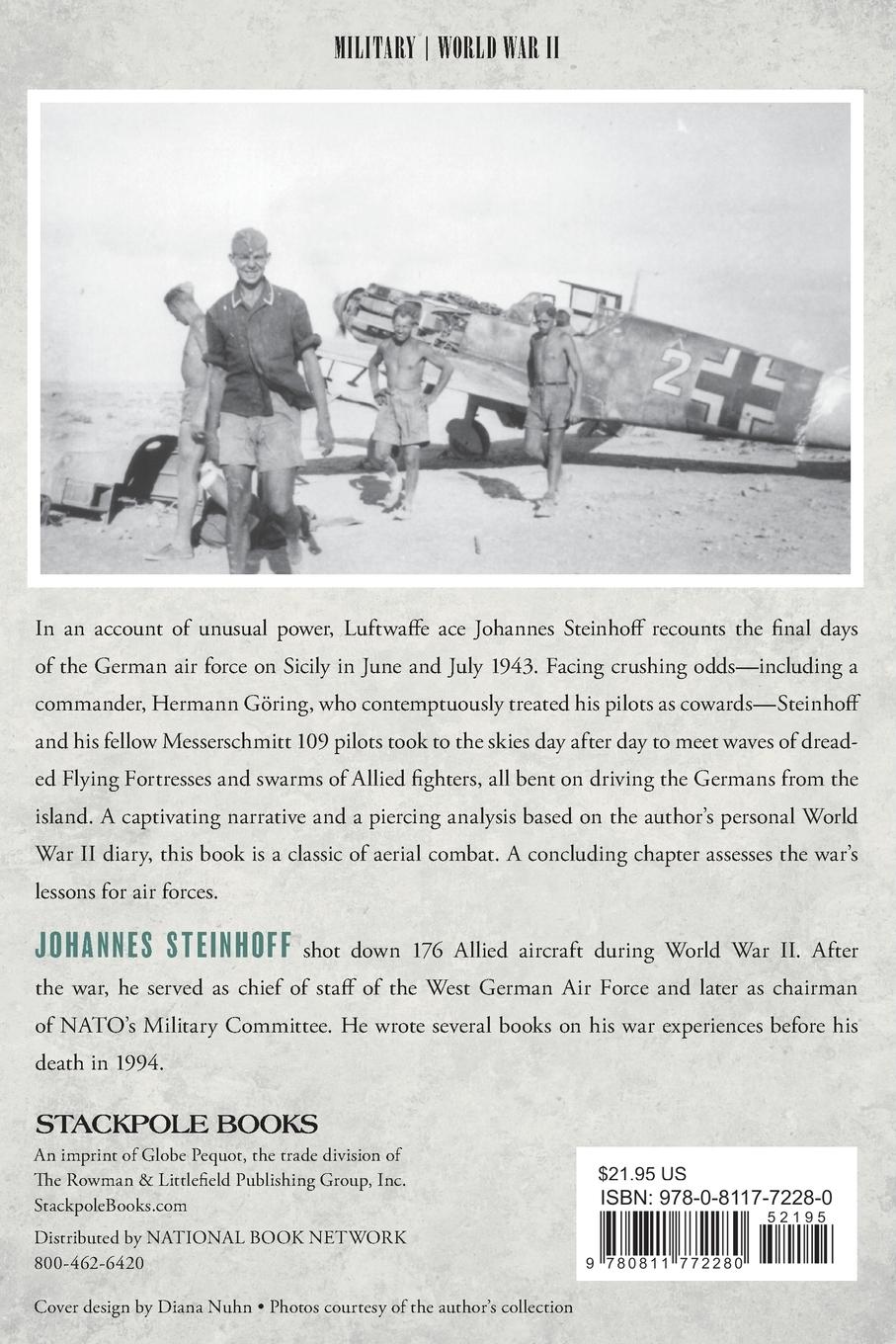 Rückseitencover Messerschmitts Over Sicily