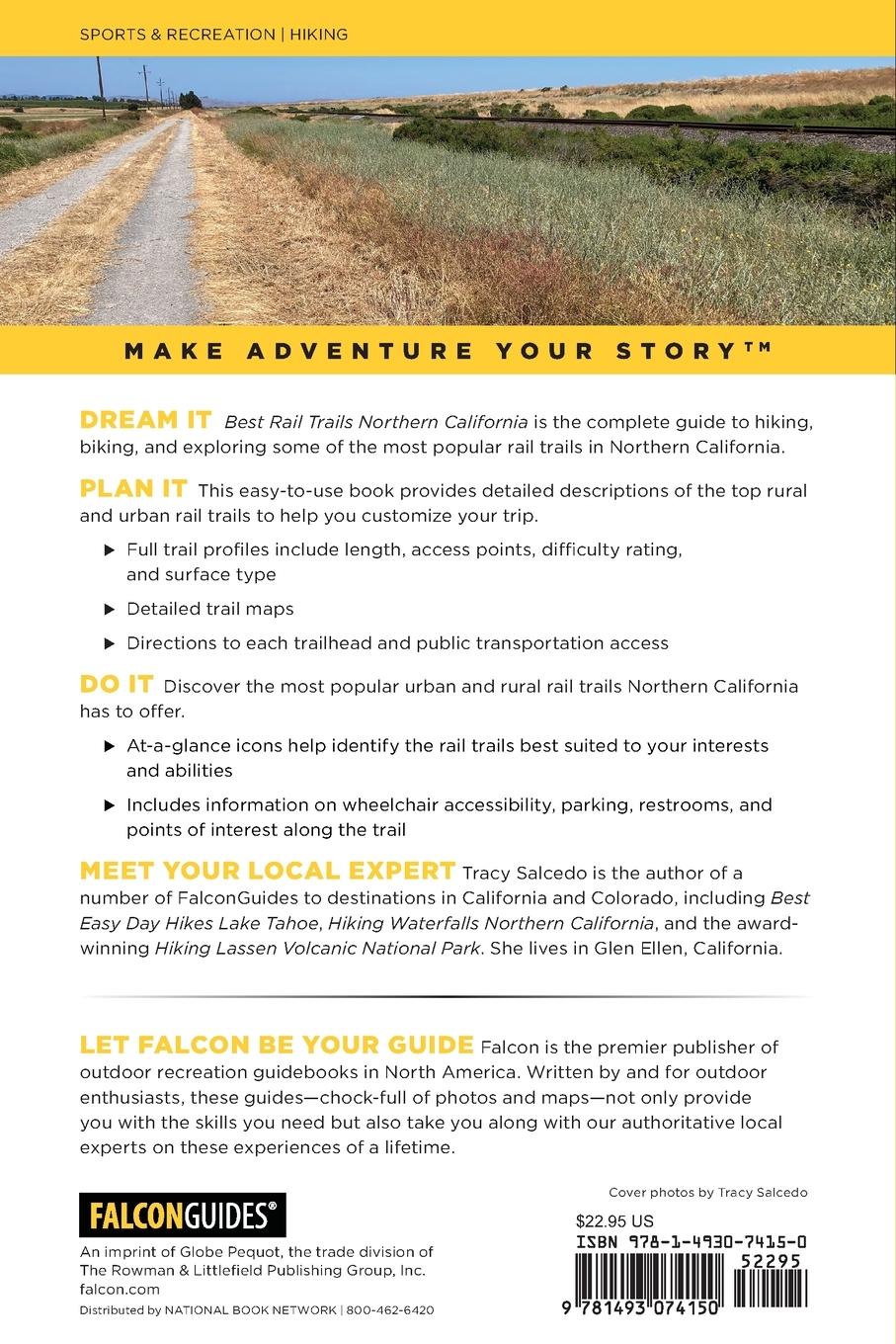 Rückseitencover Best Rail Trails Northern California