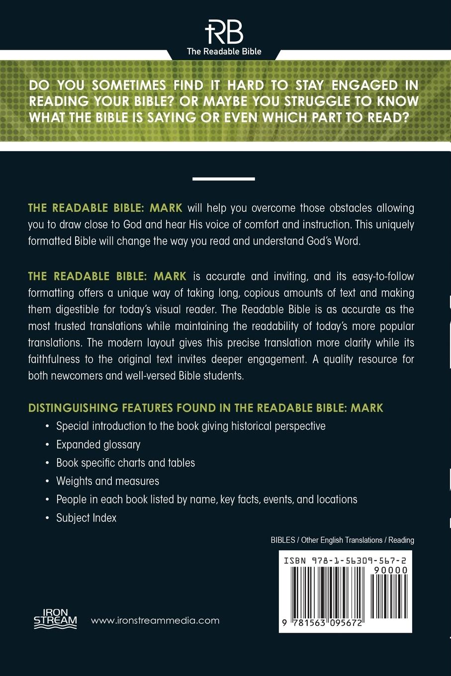 Rückseitencover The Readable Bible