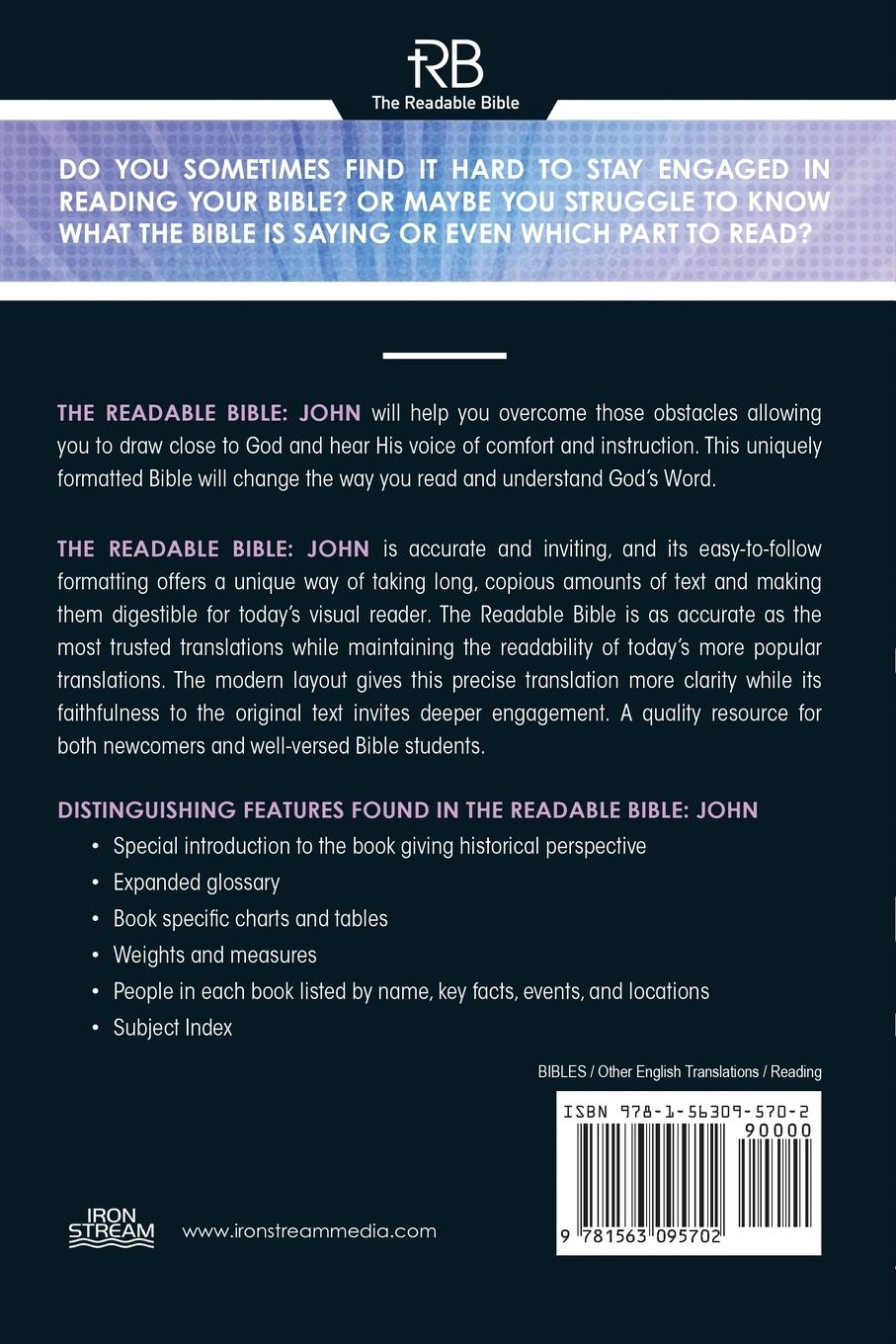 Rückseitencover The Readable Bible