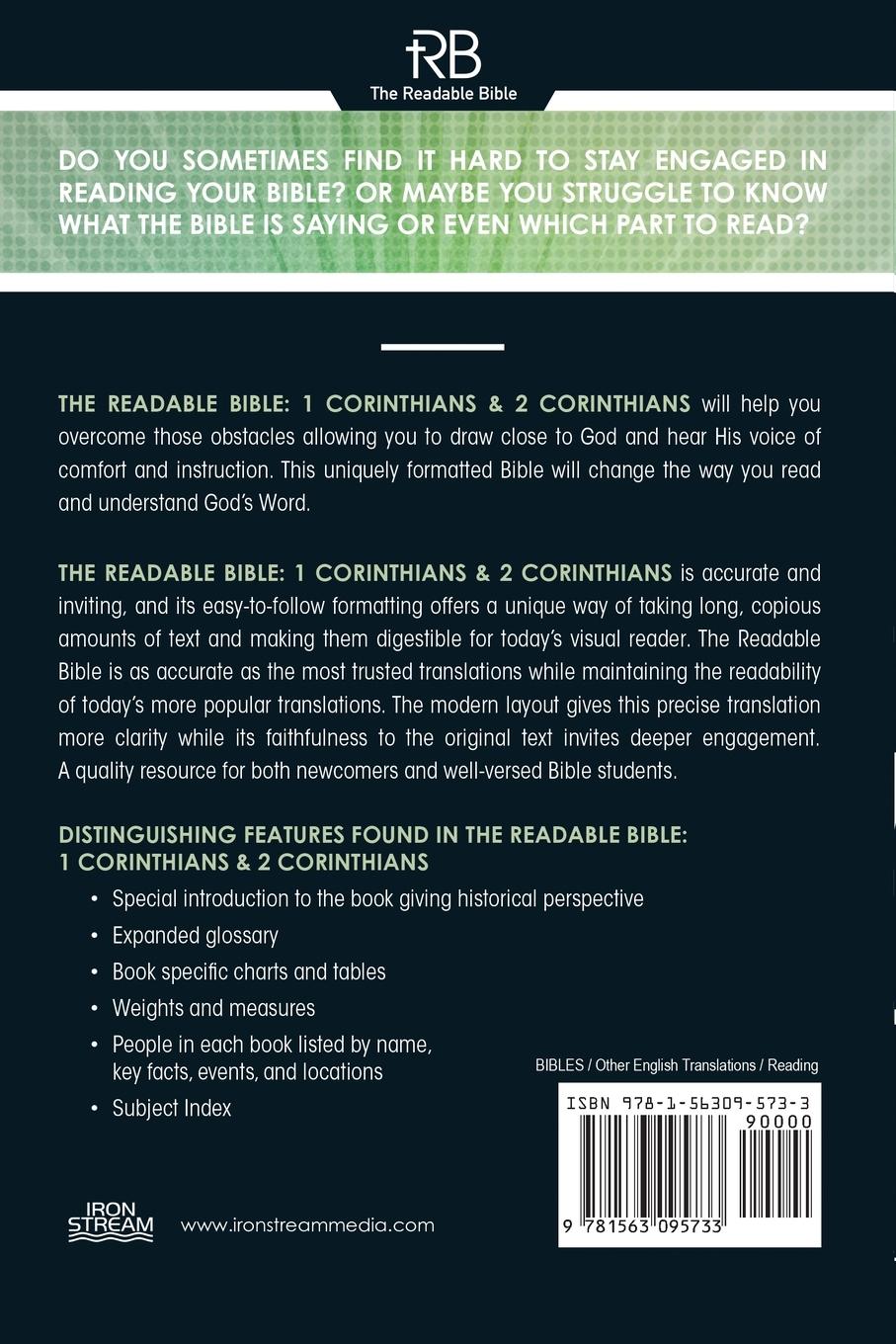 Rückseitencover The Readable Bible