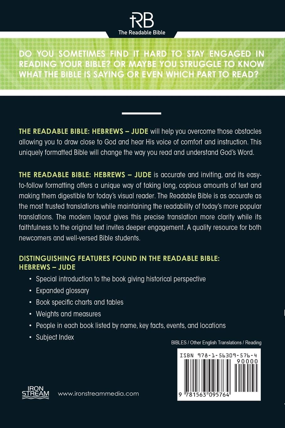 Rückseitencover The Readable Bible