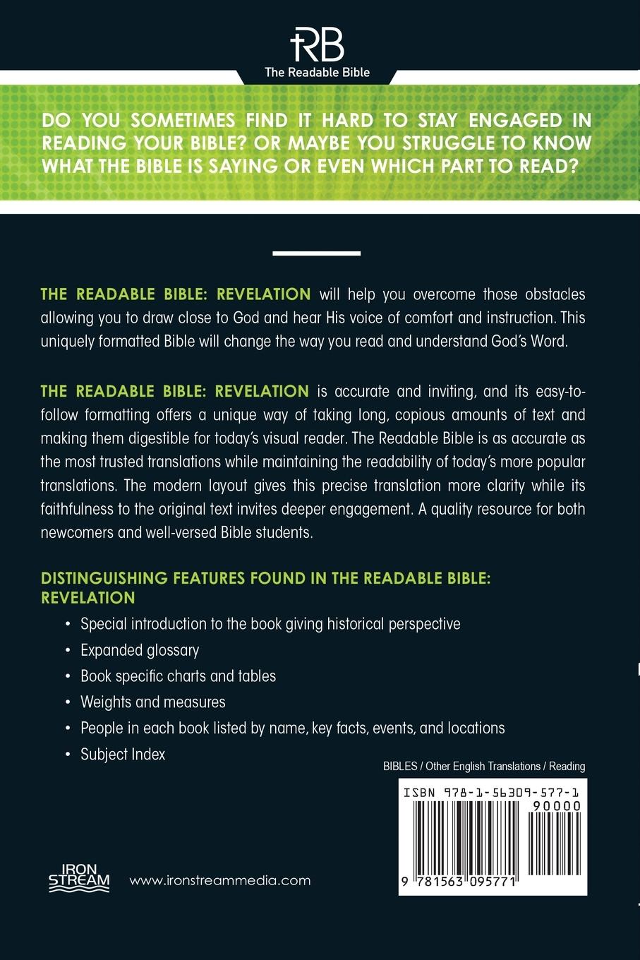 Rückseitencover The Readable Bible