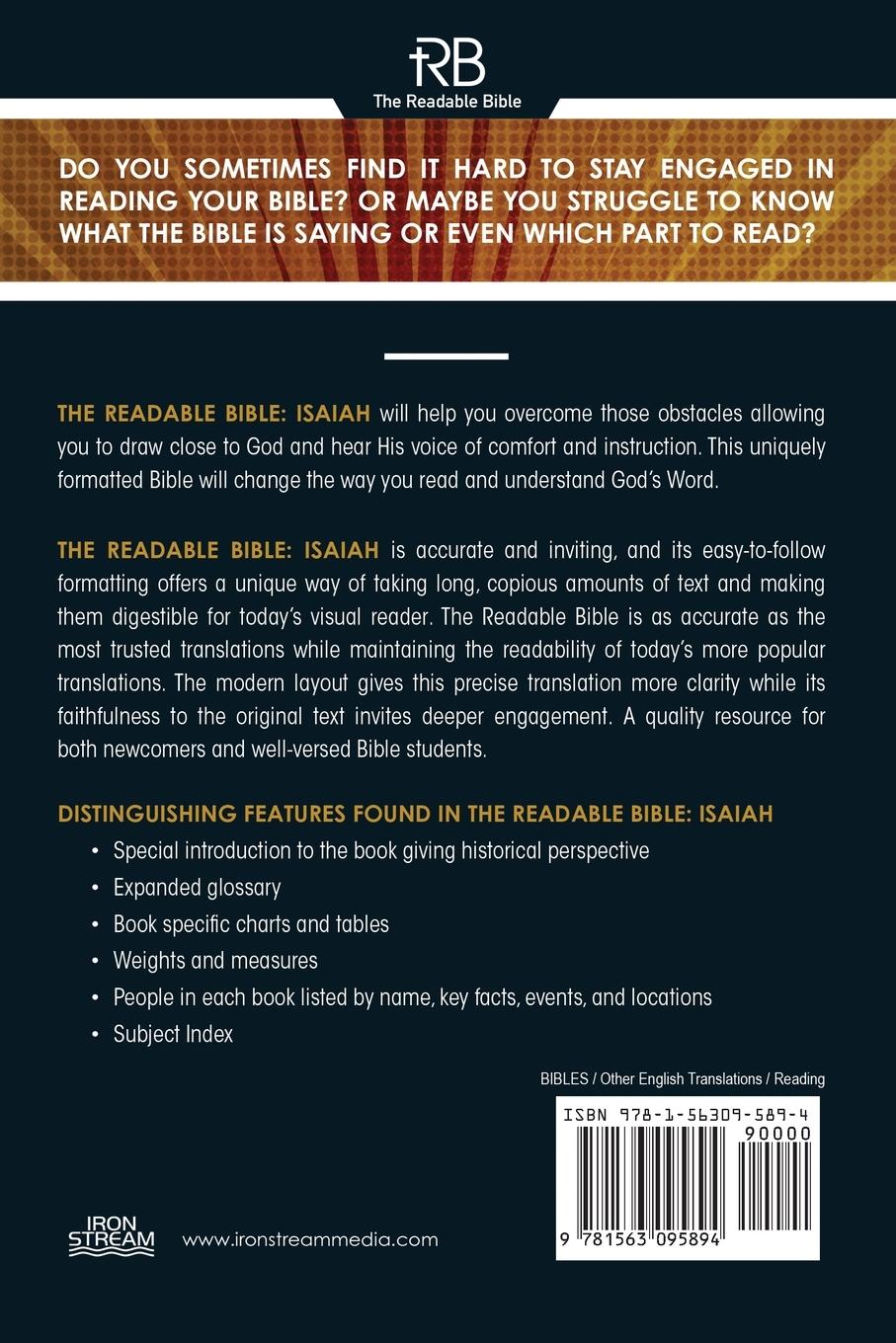 Rückseitencover The Readable Bible