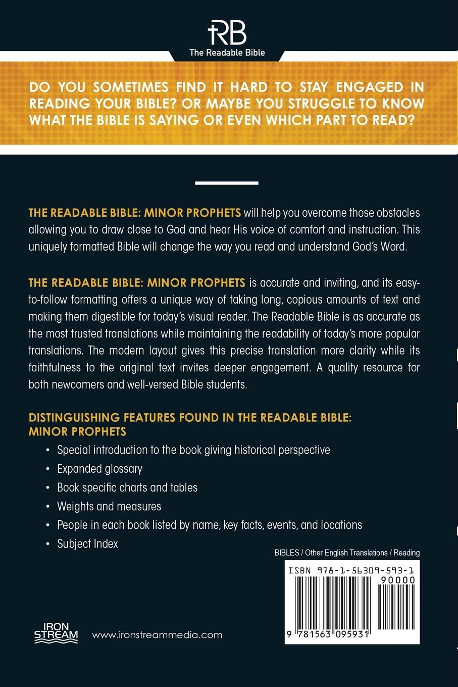 Rückseitencover The Readable Bible