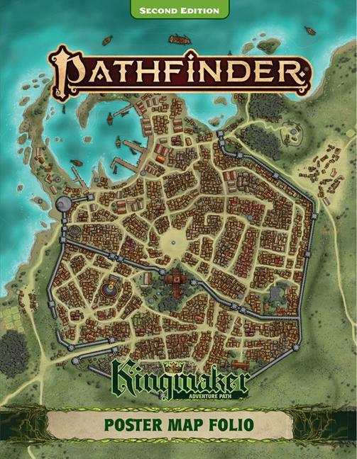 Vorderes Coverbild Pathfinder Kingmaker Poster Map Folio