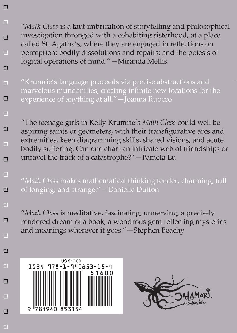 Rückseitencover Math Class