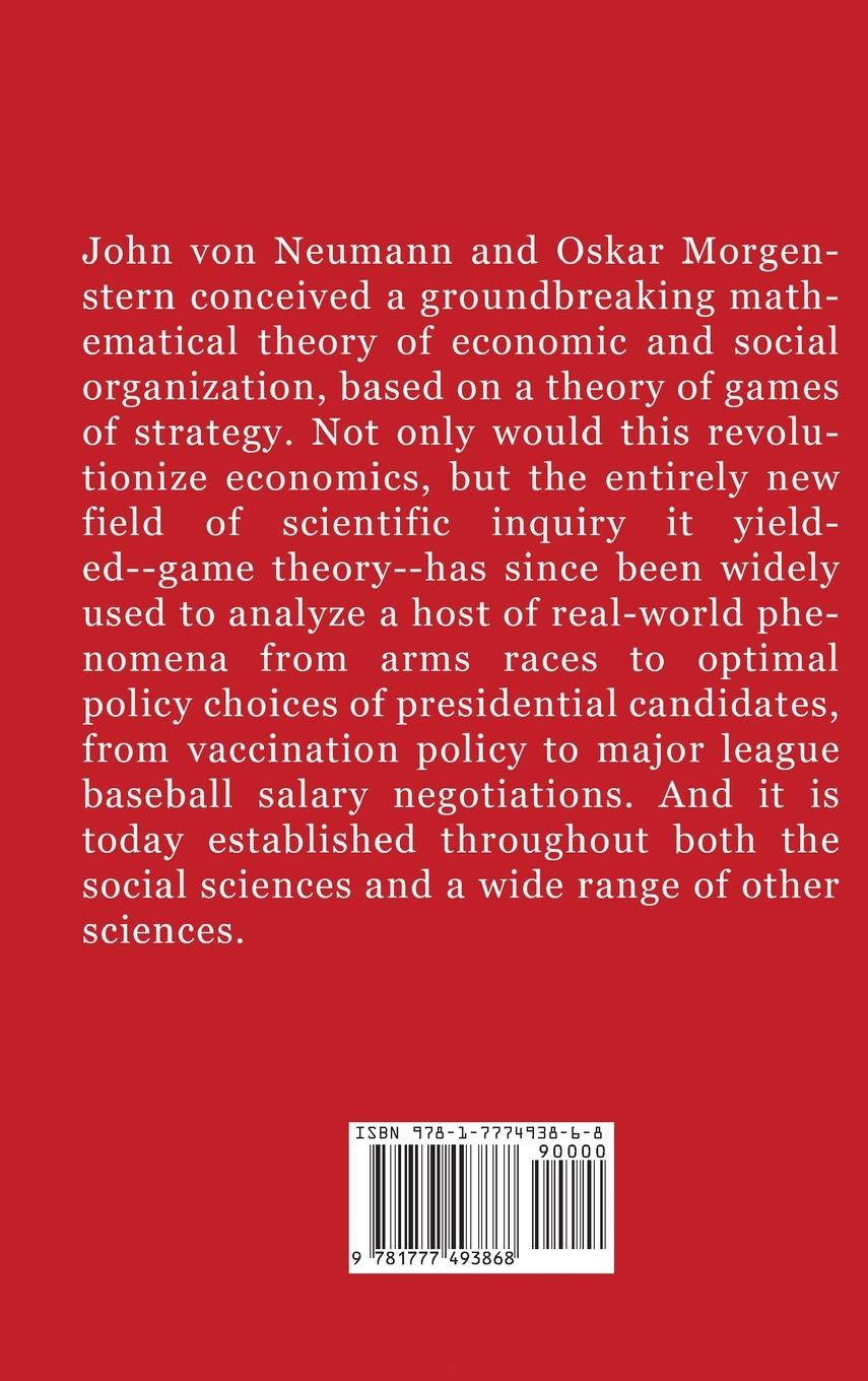 Rückseitencover Theory of Games and Economic Behavior