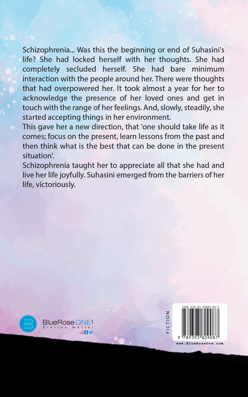 Rückseitencover Battle with schizophrenia Suhasinis victory